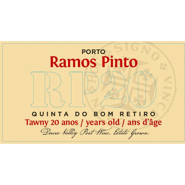 20 Year Tawny Quinta do Bom Retiro Bottle