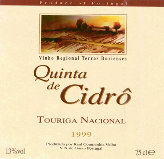 Quinta de Cidro Touriga Nacional Bottle