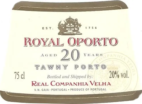 20 Year Old Tawny Port Bottle