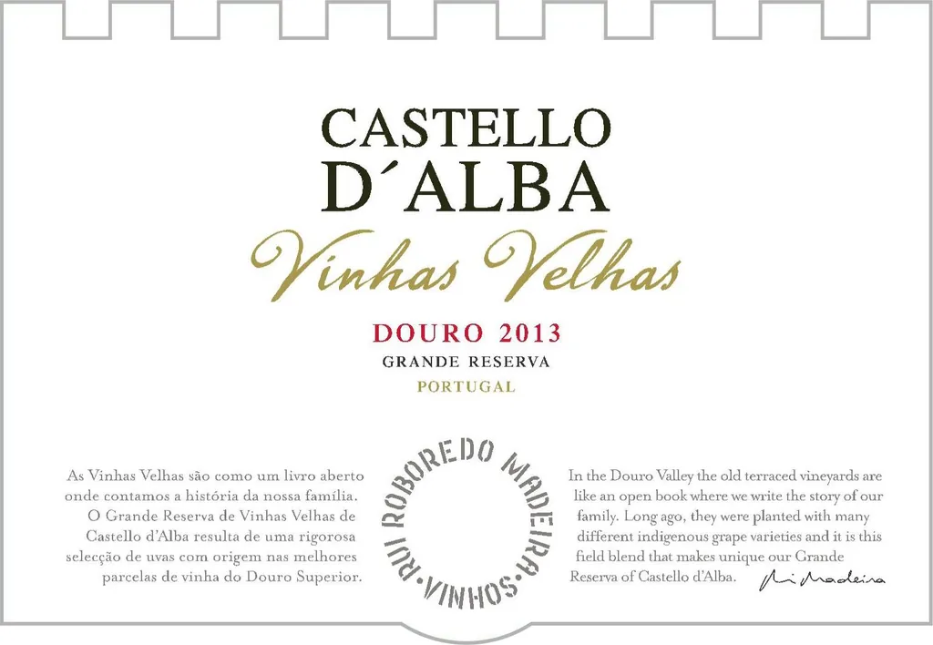 Castello d'Alba Vinhas Velhas Grande Reserva Bottle