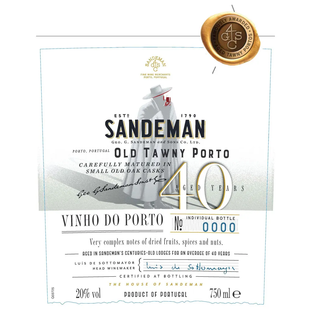 40 Year Old Tawny Bottle