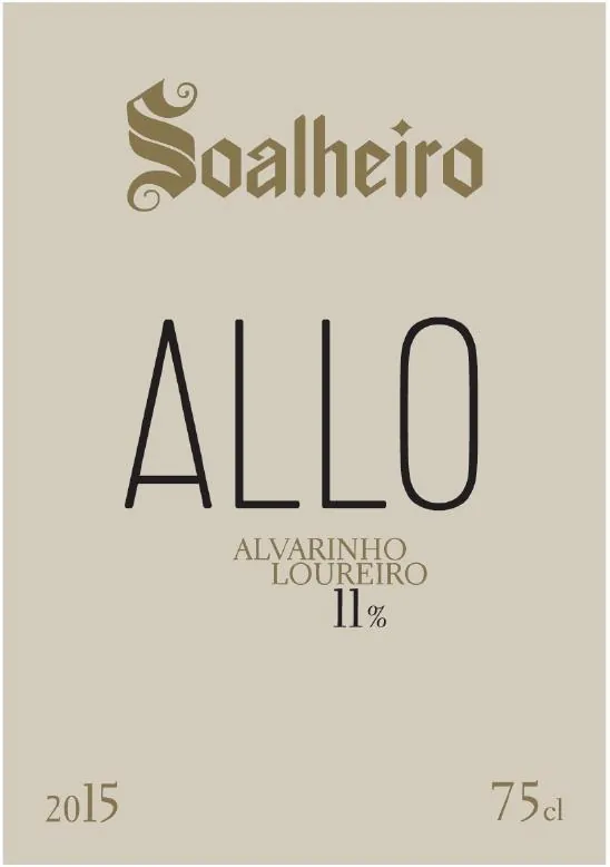 Allo Alvarinho Loureiro Bottle