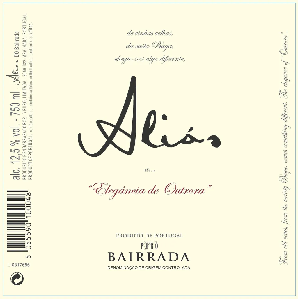 Alias Bairrada Tinto Bottle