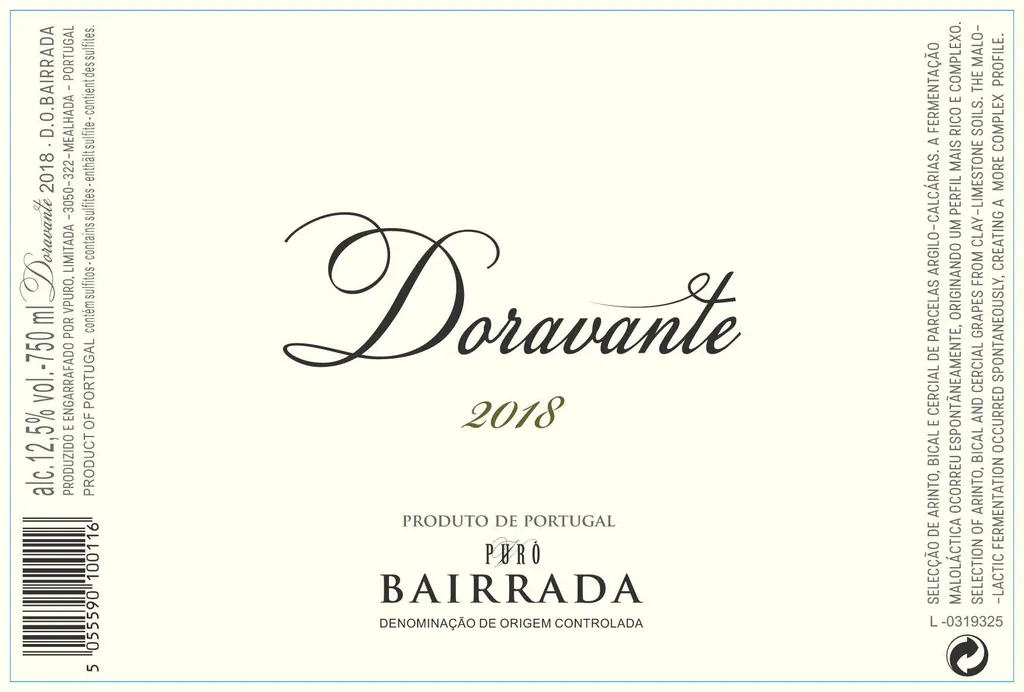 Doravante Bairrada Branco Bottle