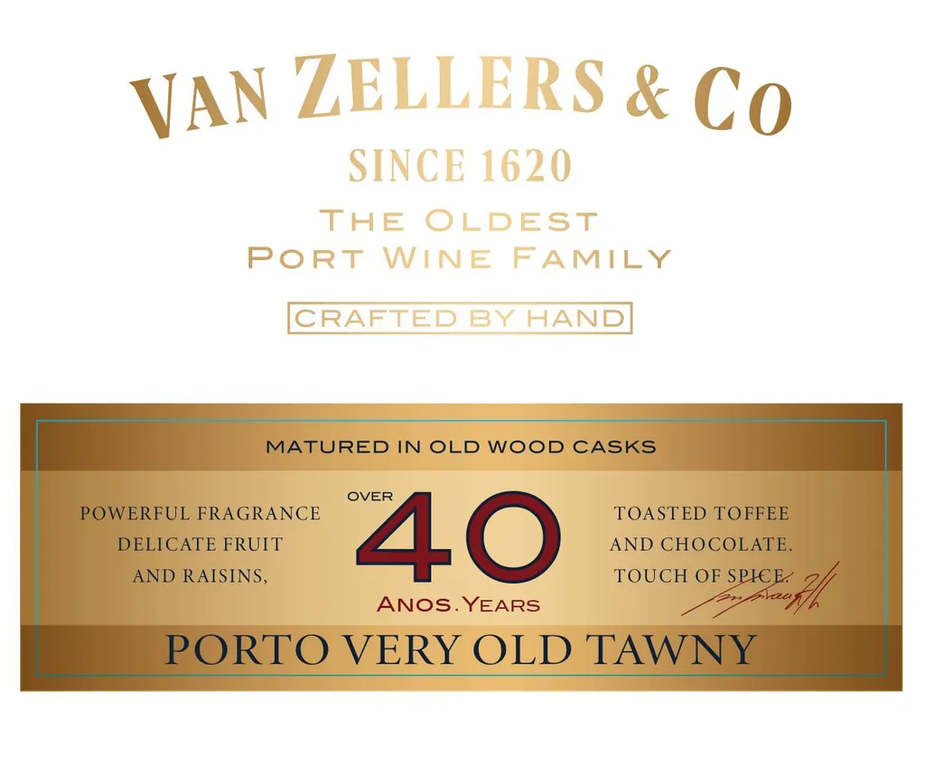 VZ 40 Years Old Tawny Port Bottle