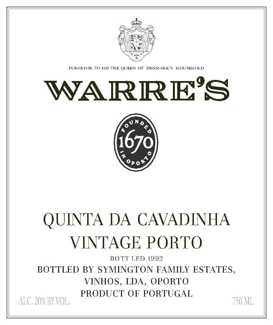 Quinta da Cavadinha Bottle