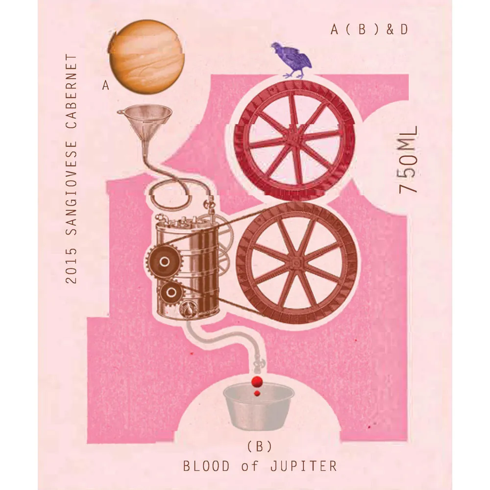 Blood of Jupiter Cabernet Sangiovese Bottle