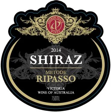 Victoria Metode Ripasso Shiraz Bottle