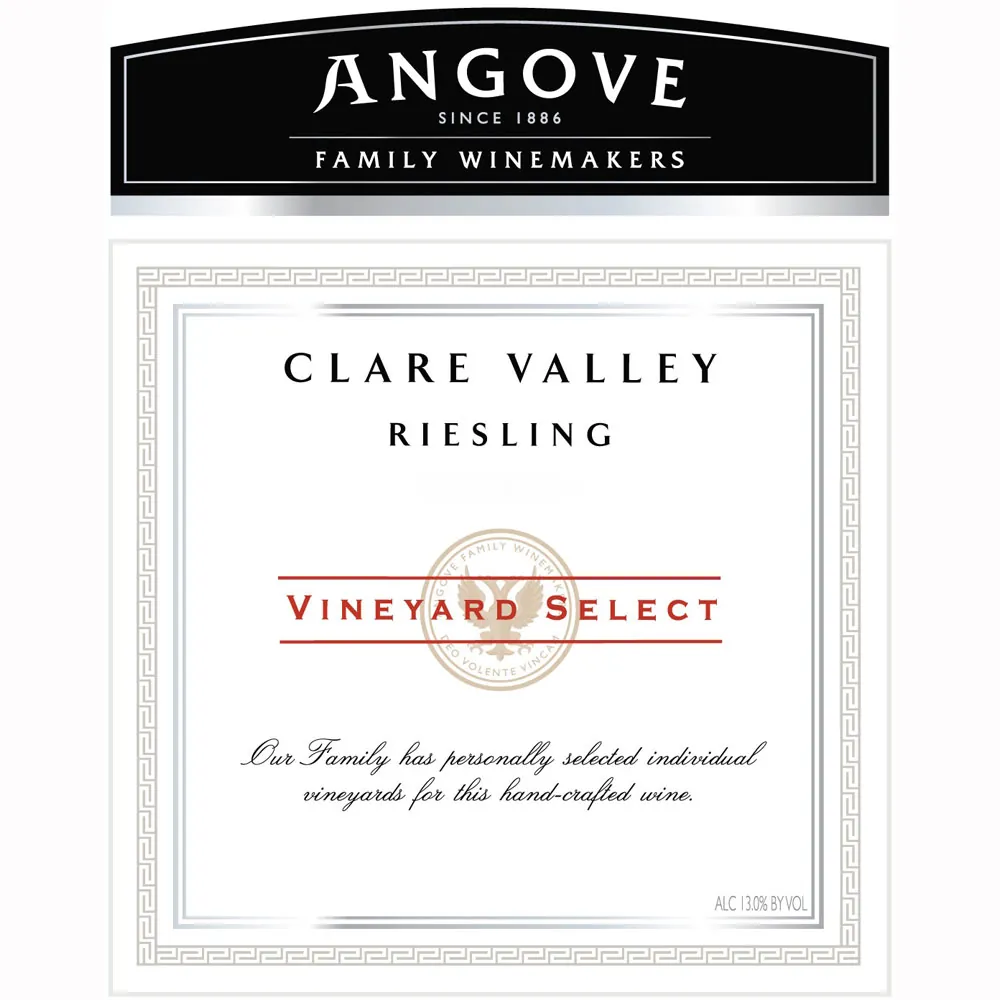 Clare Valley Vineyard Select Riesling Bottle