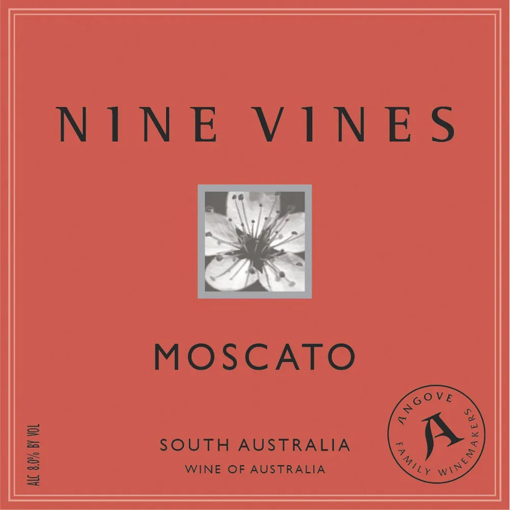 Nine Vines Moscato Bottle