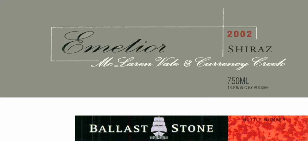 Emetior Shiraz Bottle