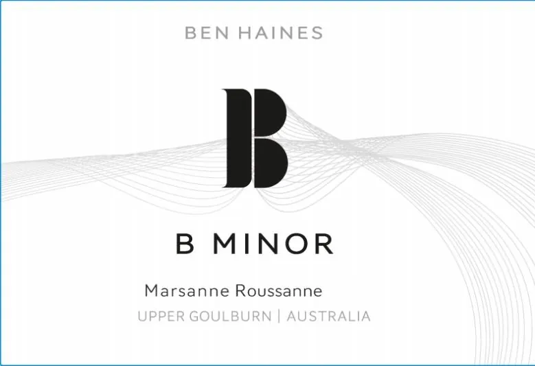 B Minor Marsanne Roussanne Bottle