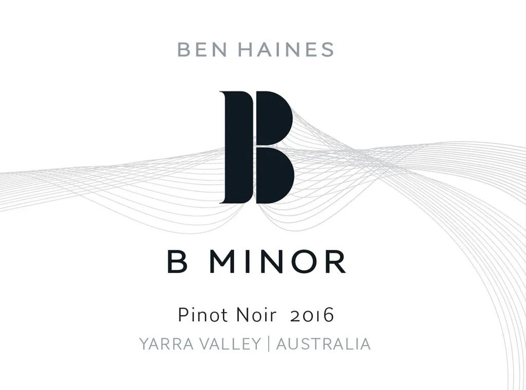 B Minor Pinot Noir Bottle