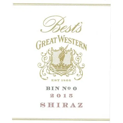 Bin No 0 Shiraz Bottle