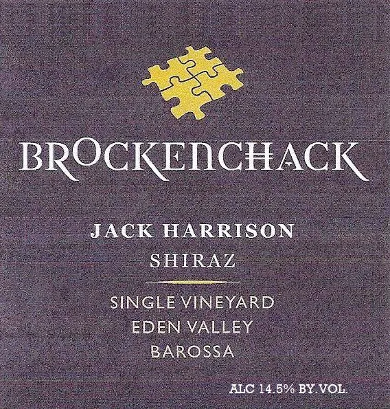 Jack Harrison Single Vineyard Shiraz Bottle
