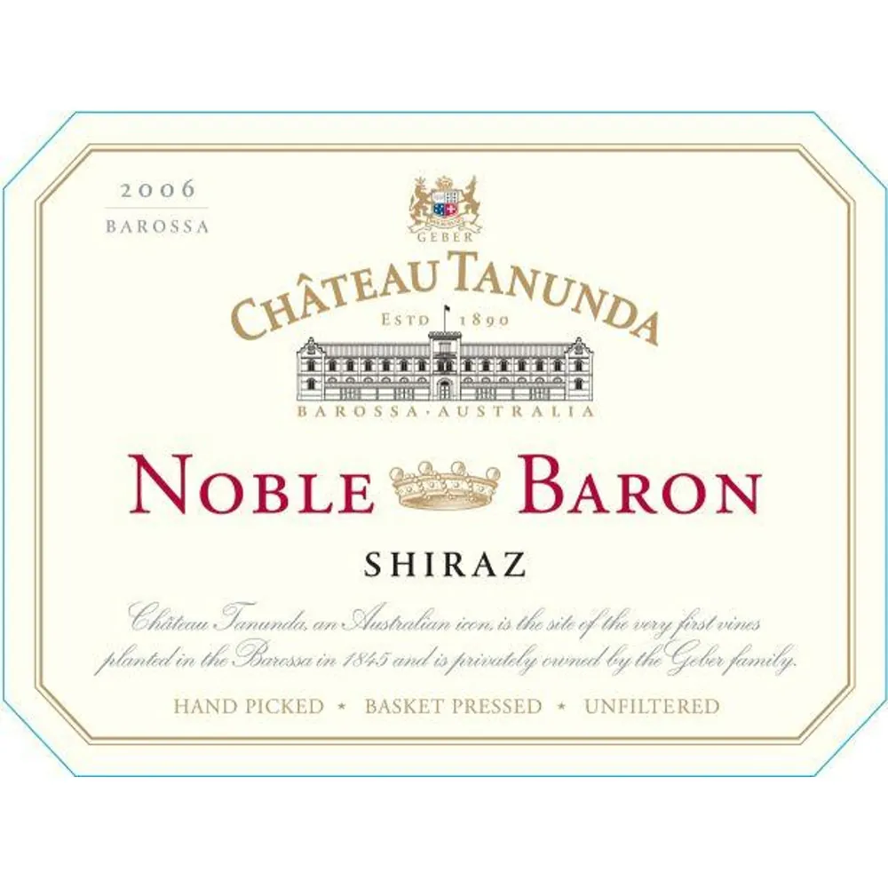 Noble Baron Shiraz Bottle