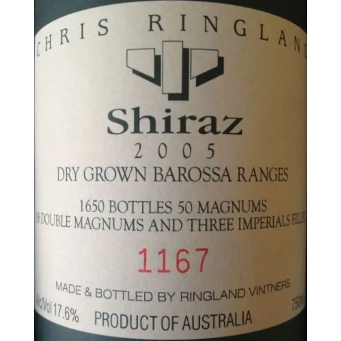 Shiraz Bottle