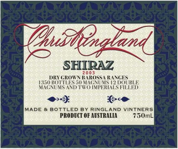 Three Rivers Dry Grown Shiraz Bottle