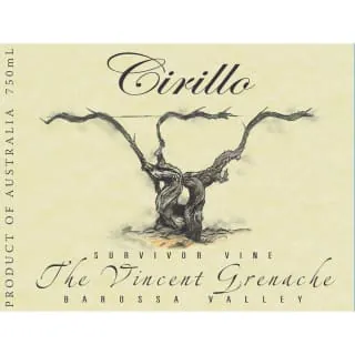Cirillo The Vincent Grenache Bottle