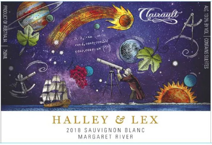 Halley and Lex Sauvignon Blanc Bottle