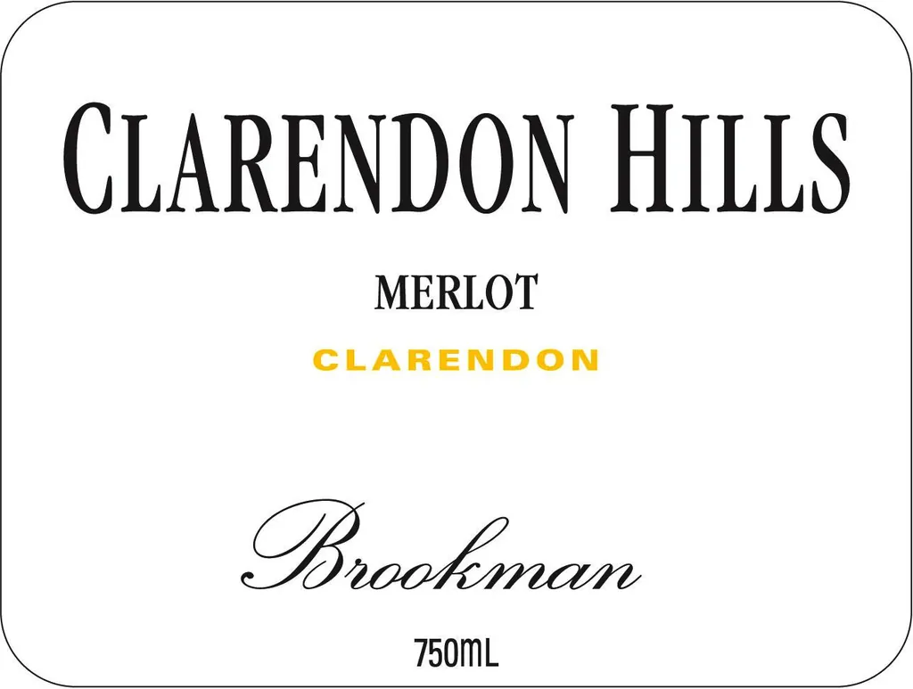 Brookman Merlot Bottle