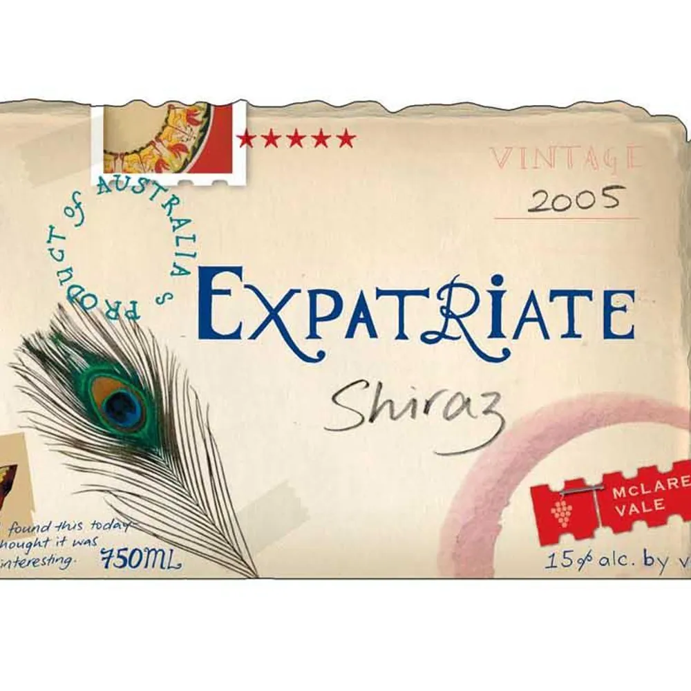 Expatriate Shiraz Bottle