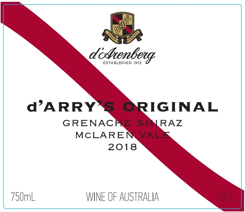 d'Arry's Original Shiraz/Grenache Bottle