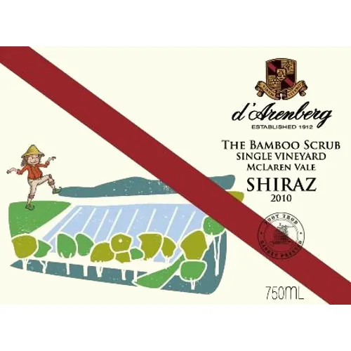 The Bamboo Scrub Single Vineyard Shiraz Bottle