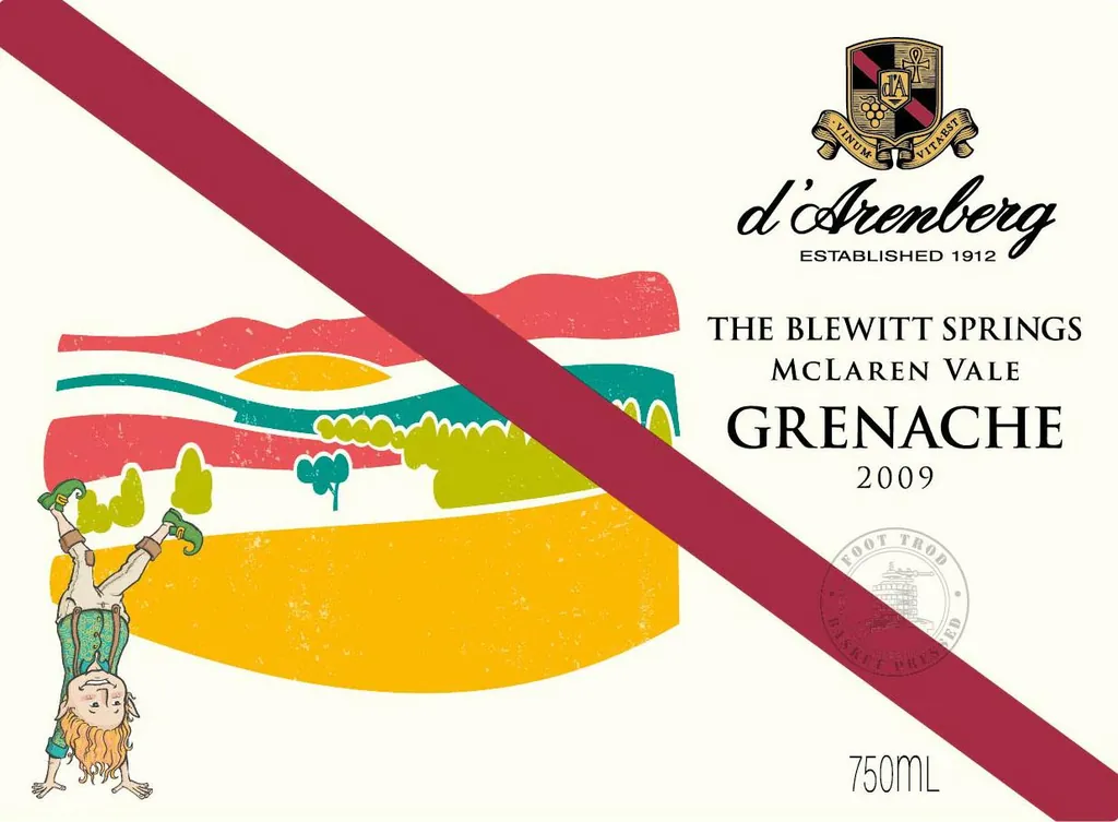 The Blewitt Springs Grenache Bottle