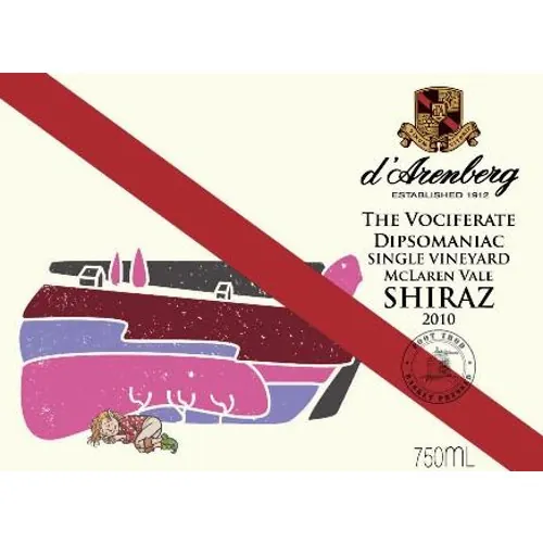 The Vociferate Dipsomaniac Shiraz Bottle