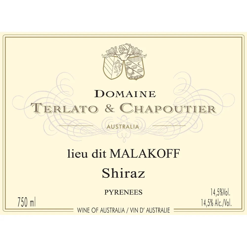 lieu dit Malakoff Shiraz Bottle
