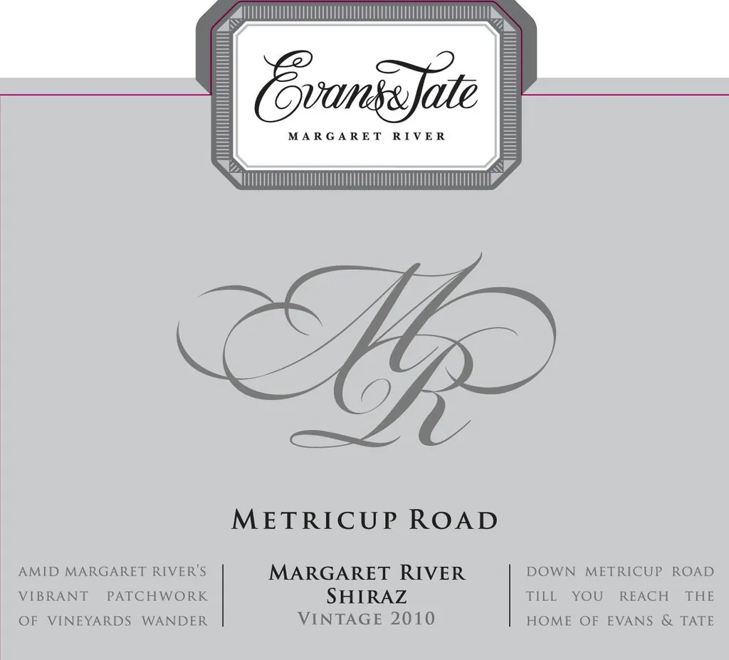 Metricup Road Shiraz Bottle