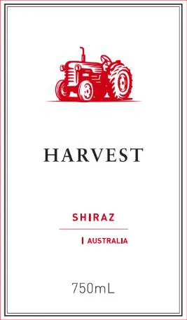 Harvest Shiraz Bottle