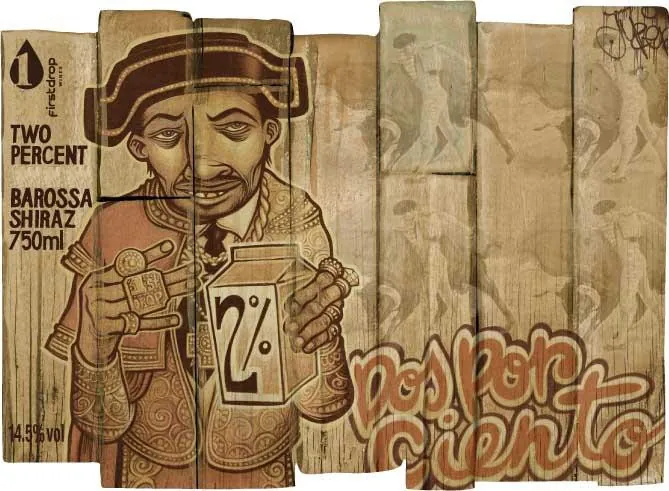 2 Percent Shiraz Bottle