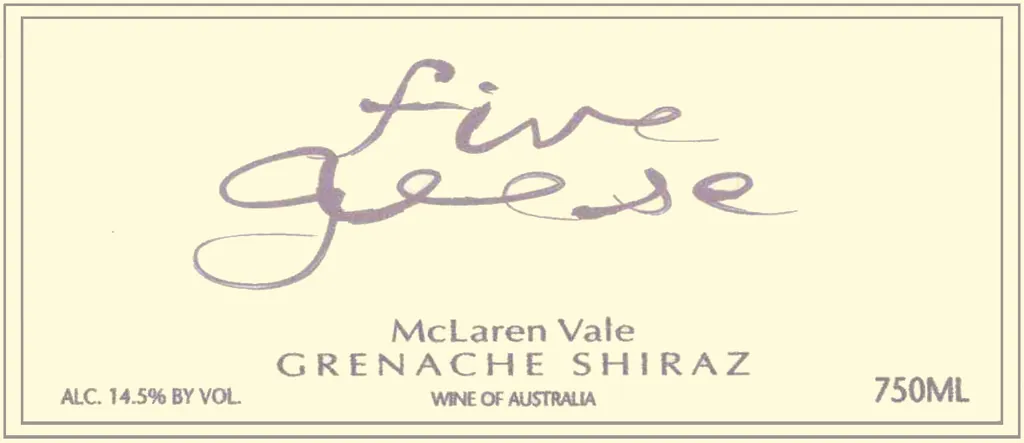 Grenache Shiraz Bottle
