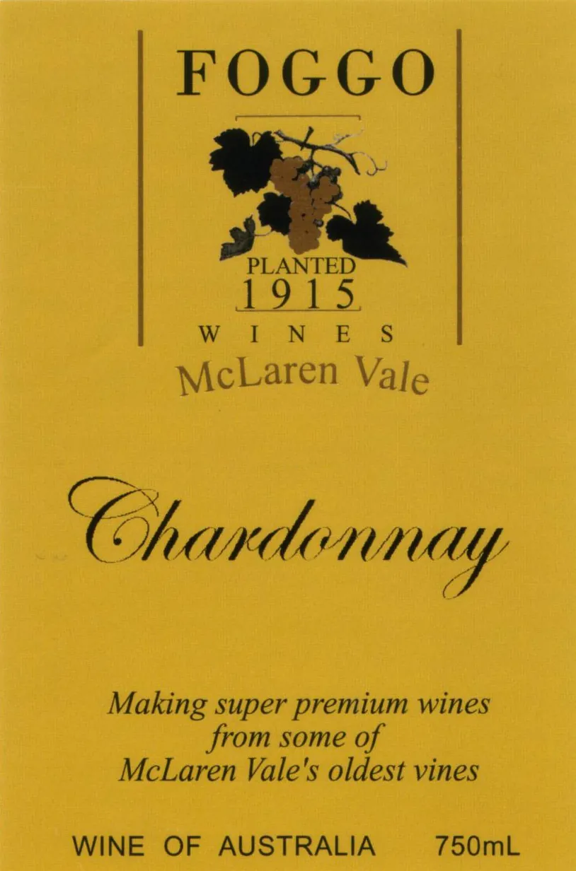 Chardonnay Bottle