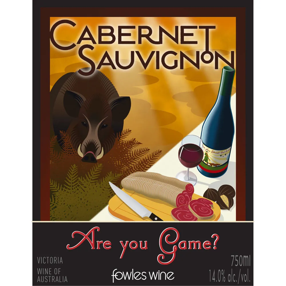 Are you Game? Cabernet Sauvignon Bottle