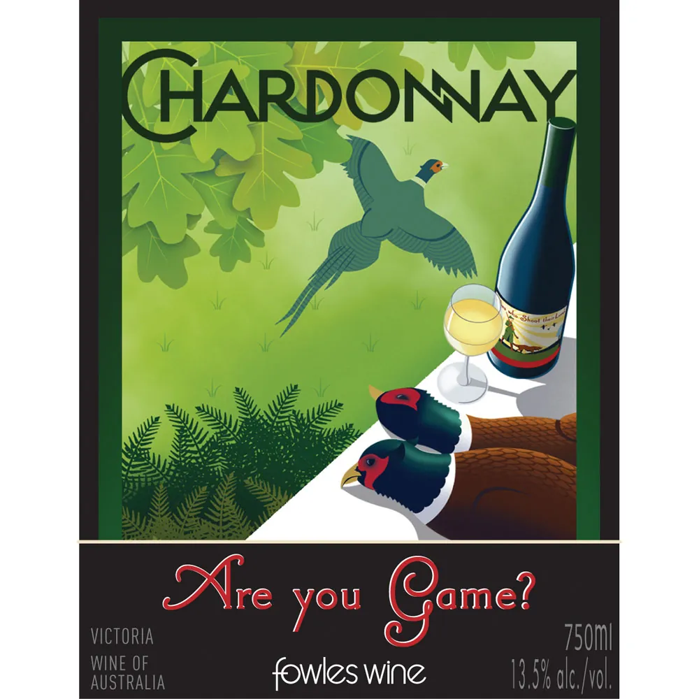 Are you Game? Chardonnay Bottle