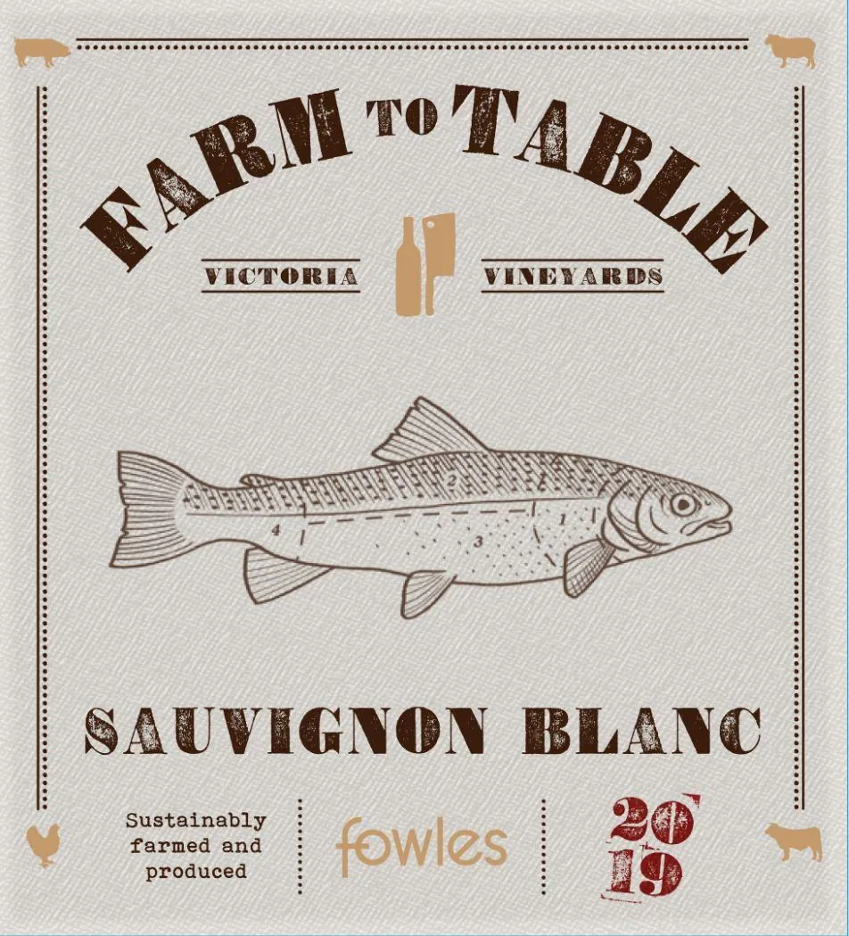 Farm to Table Sauvignon Blanc Bottle