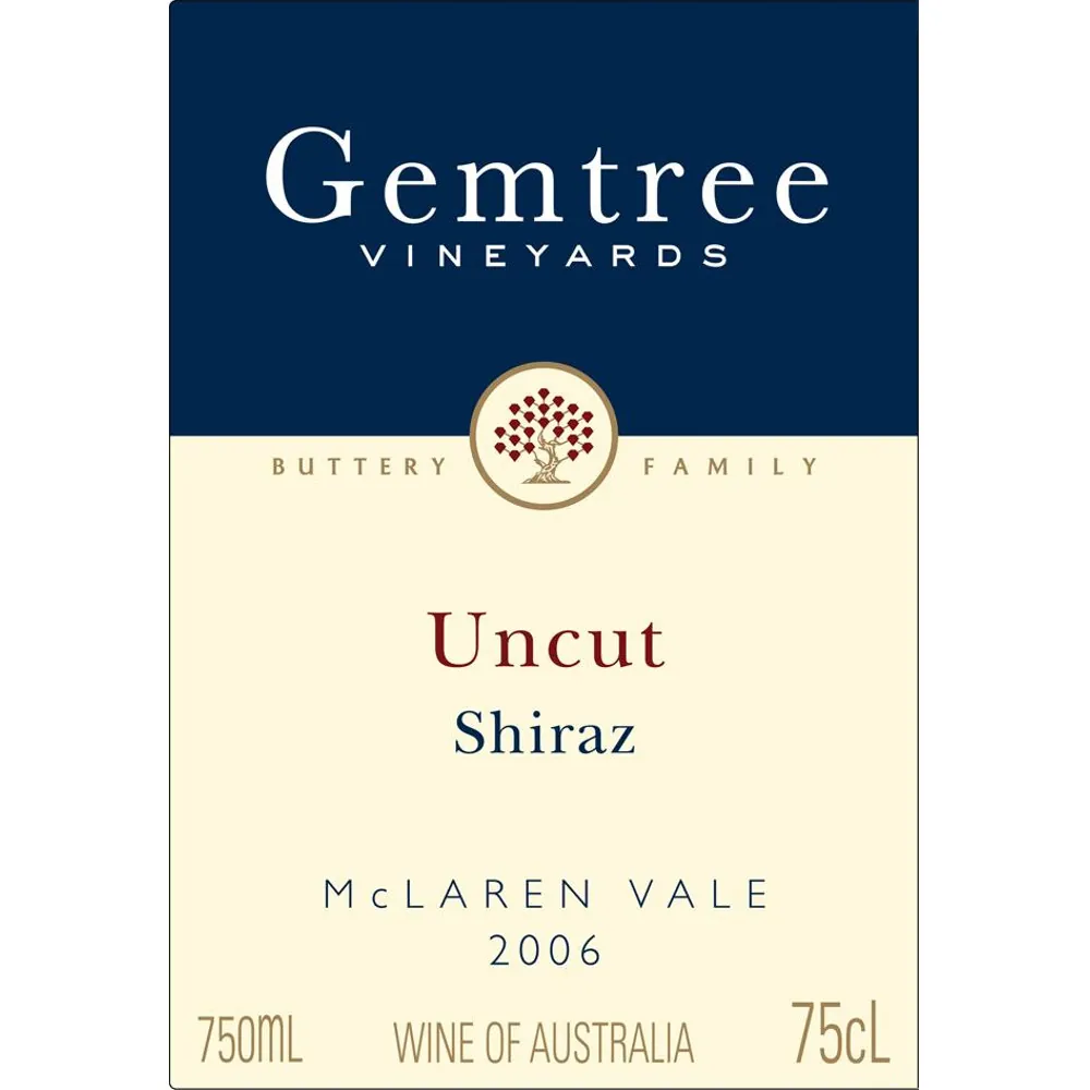 Uncut Shiraz Bottle