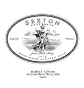 Sexton Vineyard Jones Block Shiraz Bottle
