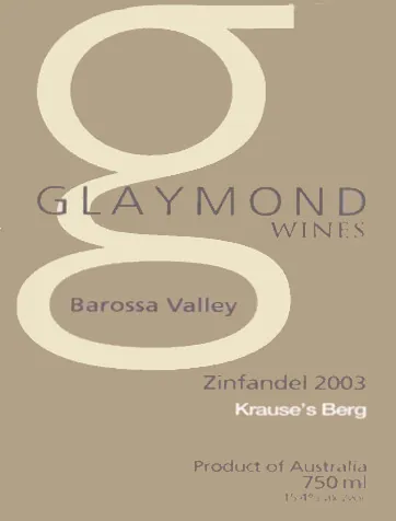 Krause's Berg Zinfandel Bottle