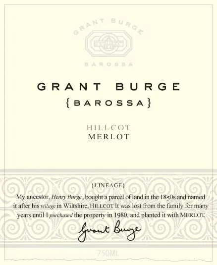 Hillcot Merlot Bottle