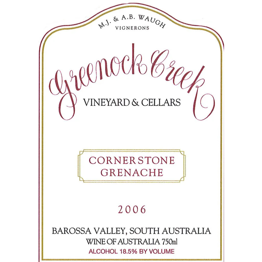 Cornerstone Grenache Bottle