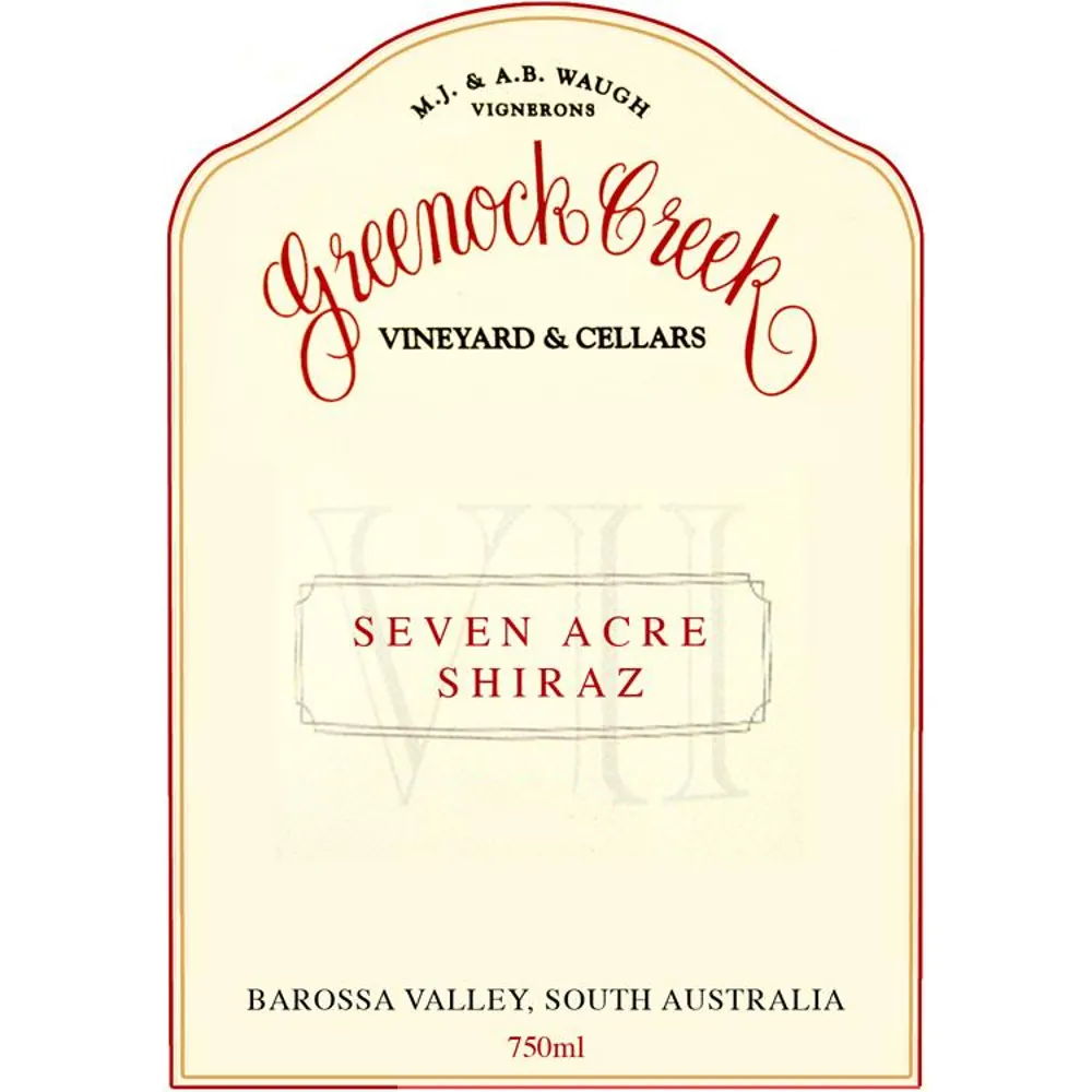 Seven Acres Shiraz Bottle