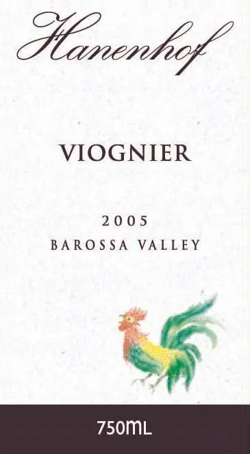 Hanenhof Viognier Bottle