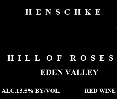 Hill of Roses Shiraz Bottle