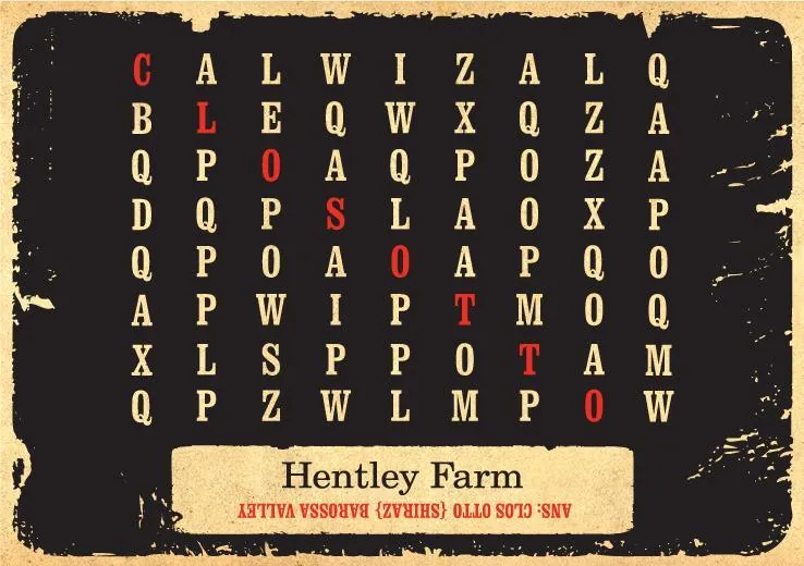 Clos Otto Shiraz Bottle