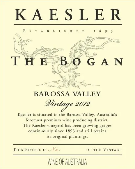 The Bogan Shiraz Bottle