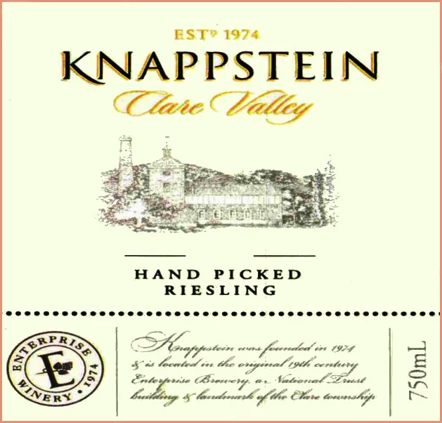 Hand Picked Riesling Bottle